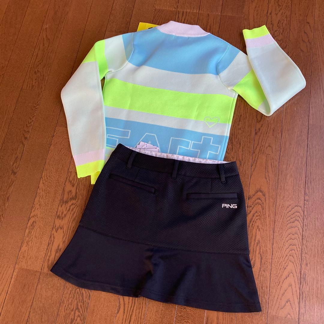 新品VIVA HEART セーターPING スカート レディースセットアップ