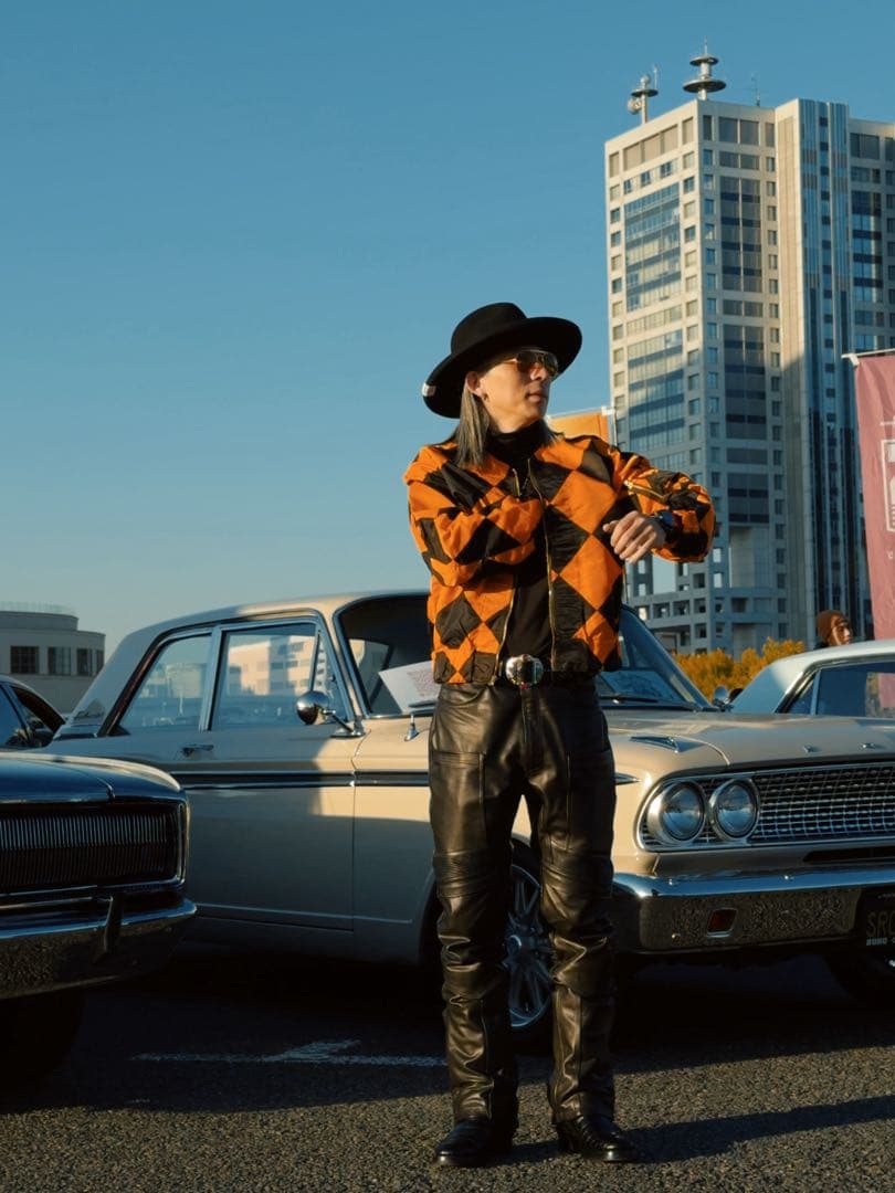 G-1 ラインクルーマンジャケット オレンジ Mサイズ