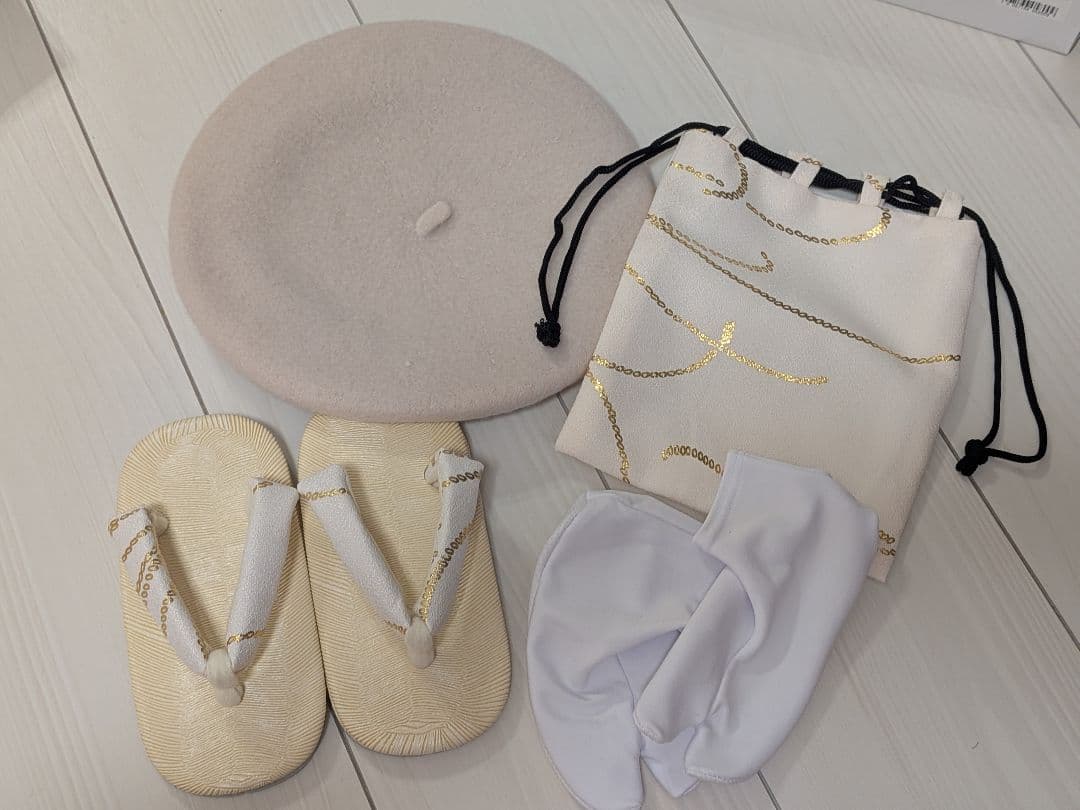 utatane　ひよこ商店　七五三　男の子　被布　クリーム金彩×ミント吉祥鶴