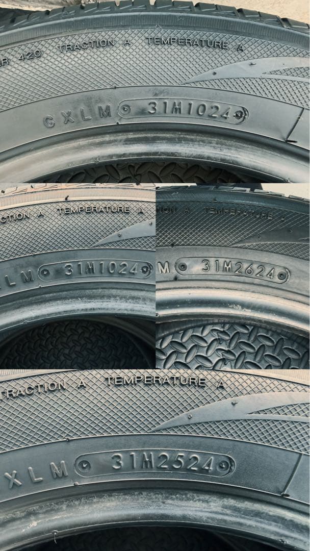 3️⃣同時購入 【年末年始安売り価格】1万2千円→1万円215/55R17 4本