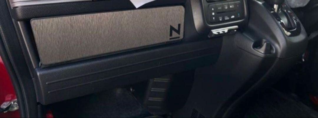 N-VAN専用　ハンドメイドテーブル改＆インパネトレイセット！木目調仕様！