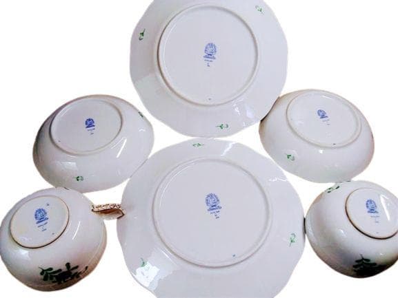 ✅【匿名配送・希少】ヘレンド アポニーグリーン ティーセット一式✅