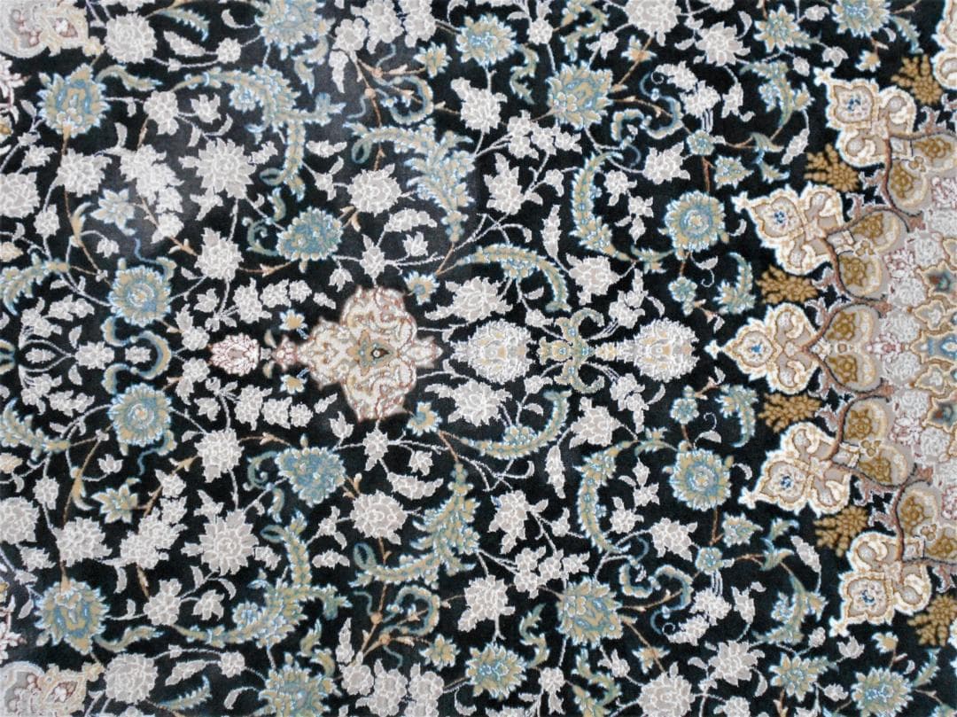 立体柄、144万ノット！本場イラン産 絨毯！200×250cm-52001