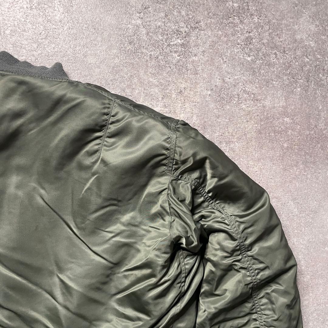 【激渋美品70s アルファ社製米軍実物MA-1 scovill gripper】