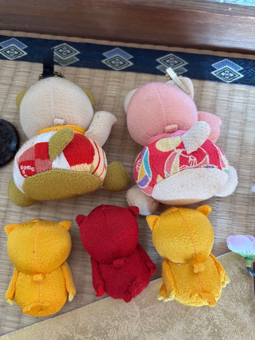 雛人形　ひな人形　猫　フクロウ