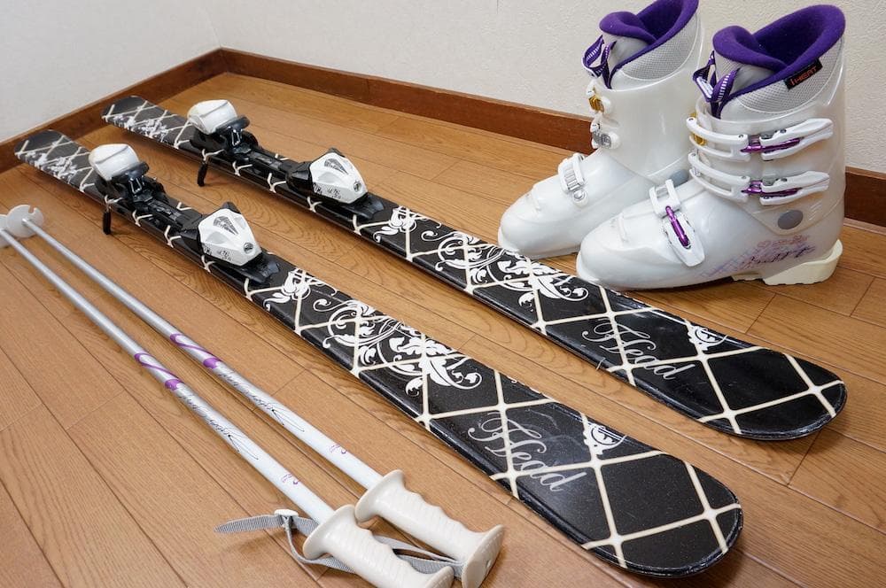 メンテ済 149cm 靴24cm HEAD レディース スキーセット