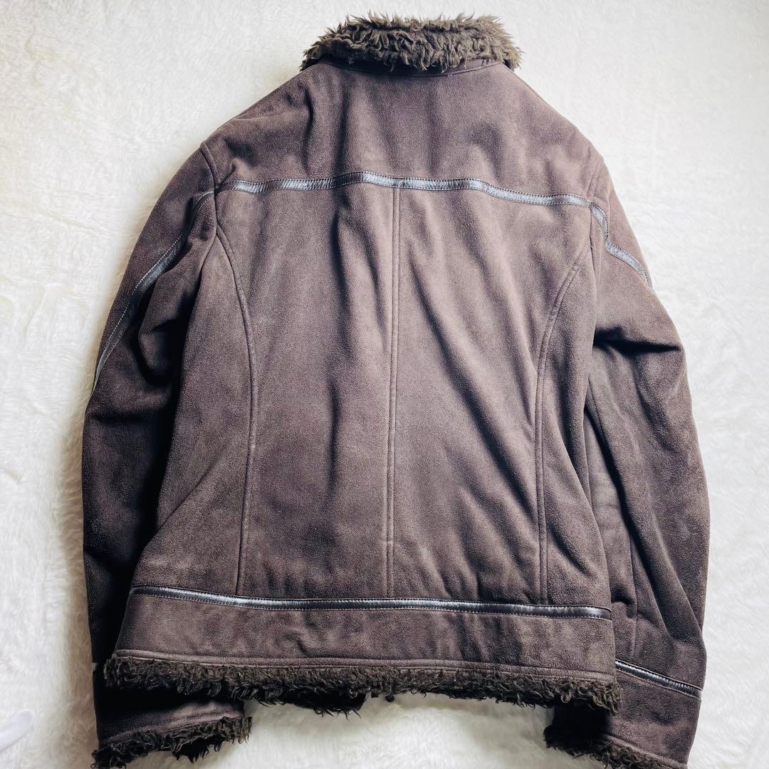 幻の逸品　未使用級　BURBERRY BLACK LABEL ムートンジャケット