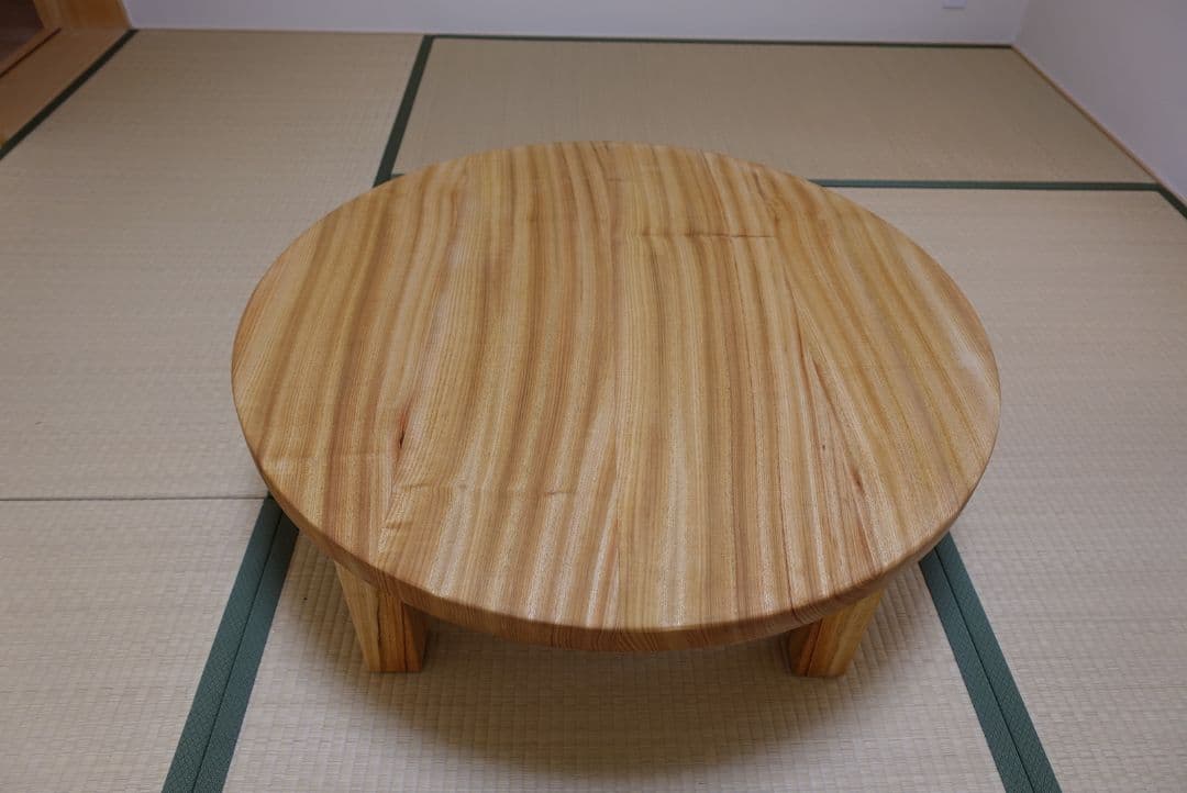 楠 円卓 座卓 丸テーブル