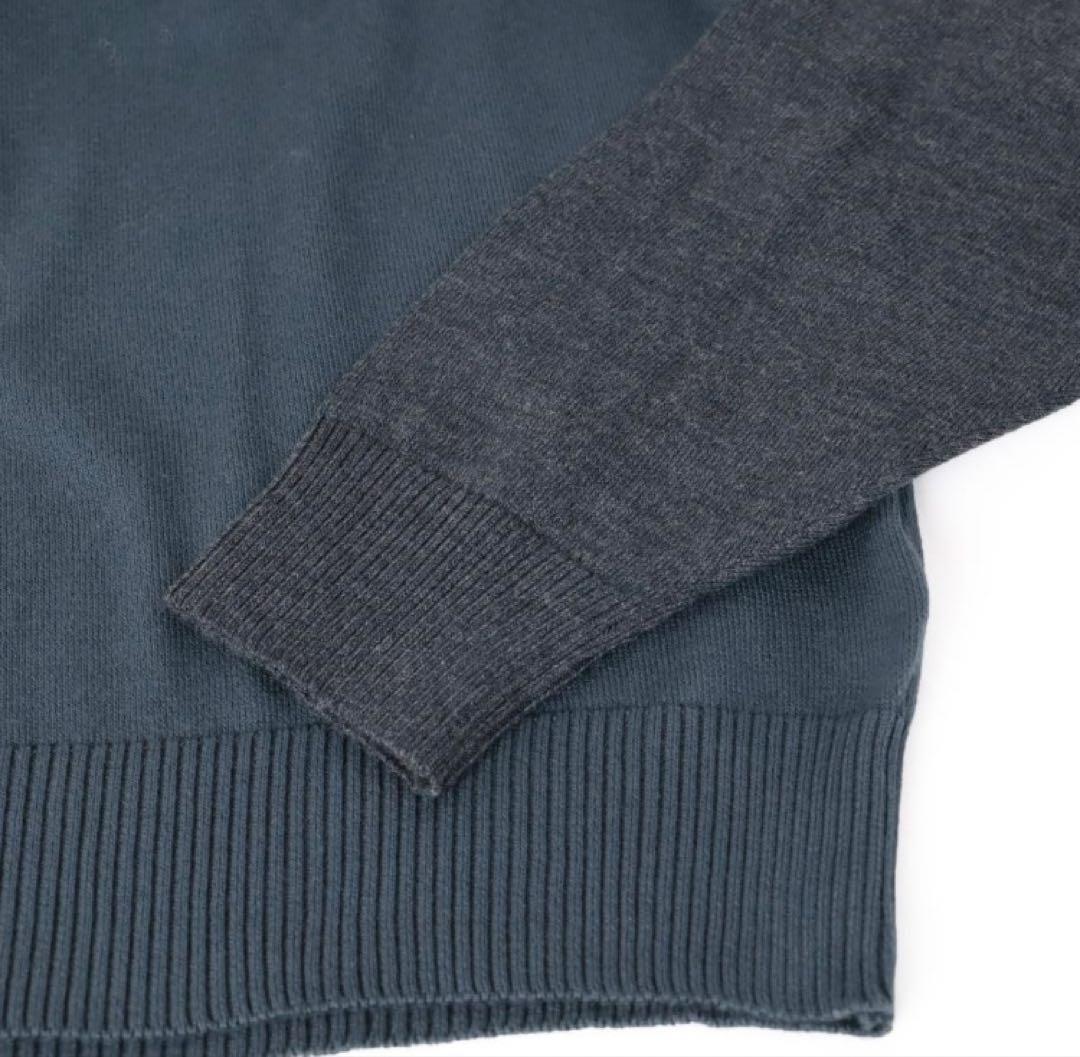 新品 ジョンスメドレー 海島綿×ウール Ｖネックニットカーディガン L