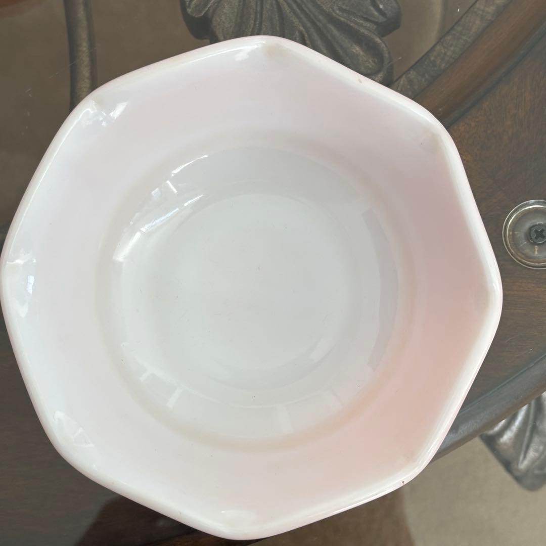 ヘーゼルアトラス　リップル　ピンク　小ボウル　7個