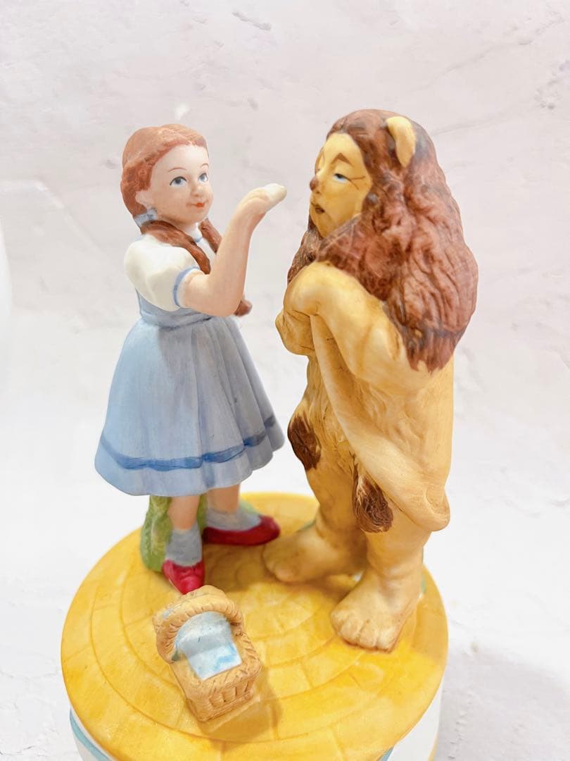 レア★ オズの魔法使い セキグ　チオルゴール　フィギュア　ドロシー　ライオン