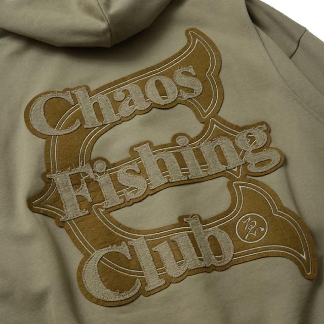 Evisen Chaos Fishing Club パーカーオリーブXL(LL)