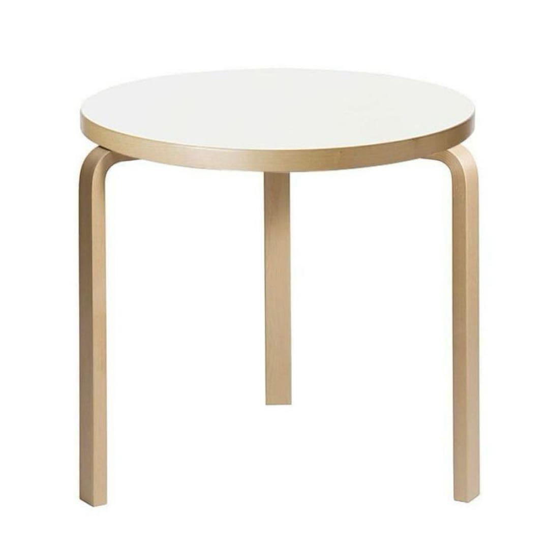【qoo726】artek テーブル 90B（d. 75）ホワイト
