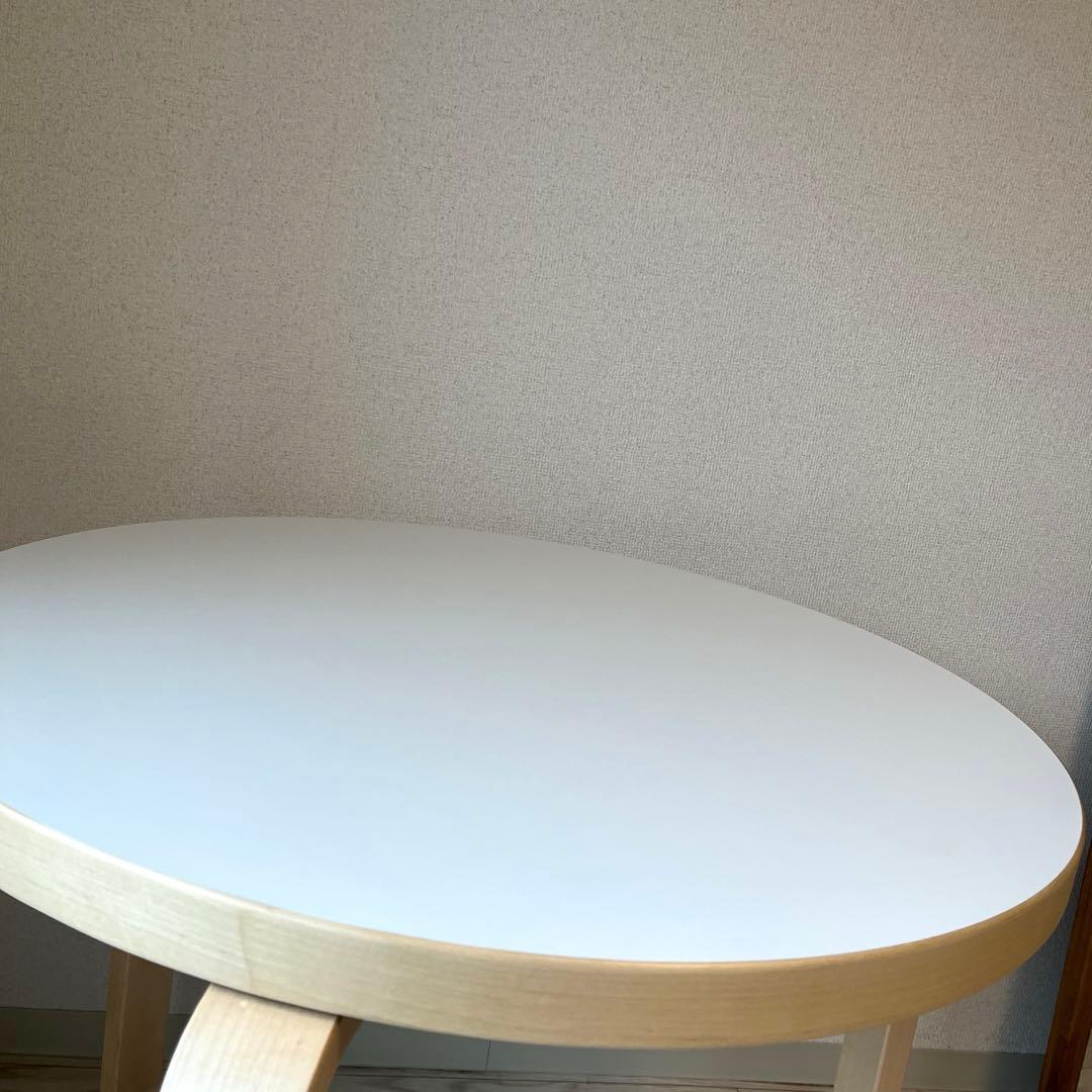【qoo726】artek テーブル 90B（d. 75）ホワイト