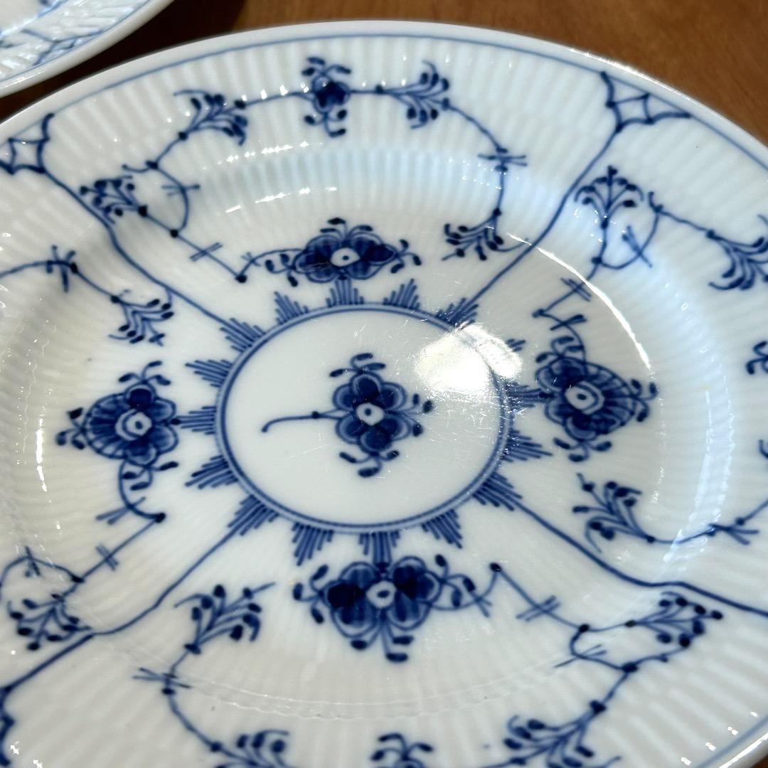 ロイヤルコペンハーゲン★プレイン★17cmケーキ皿★2枚組★美品