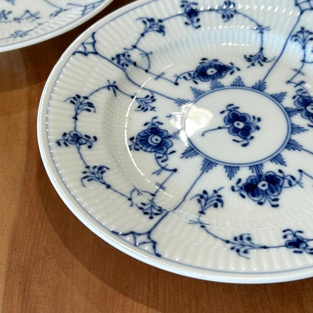 ロイヤルコペンハーゲン★プレイン★17cmケーキ皿★2枚組★美品