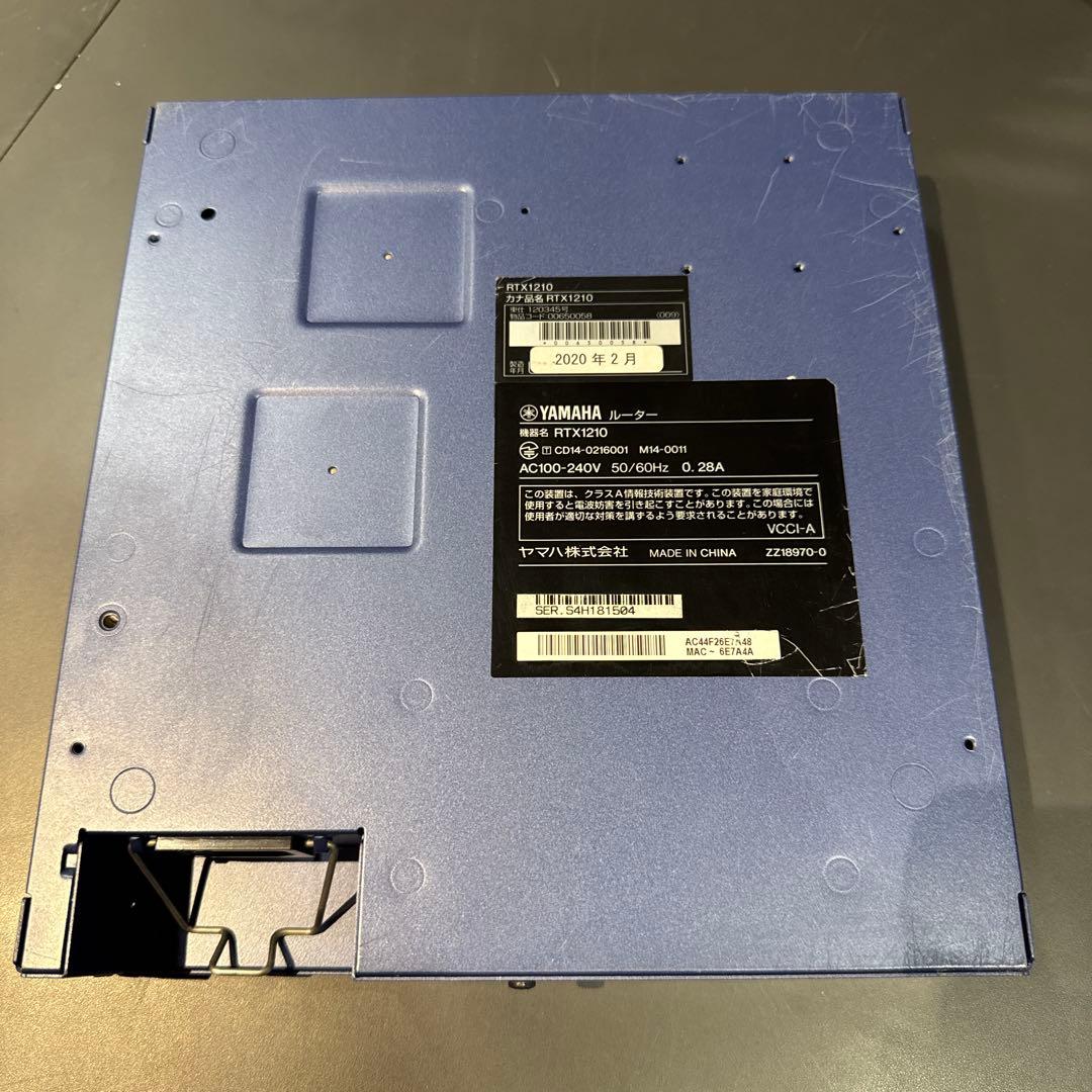 YAMAHA RTX1210有線LANルーター 8ポート