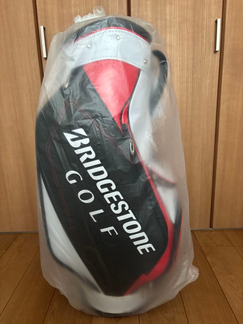 BRIDGESTONE GOLF キャディバッグ CBG21Y ホワイト/レッド