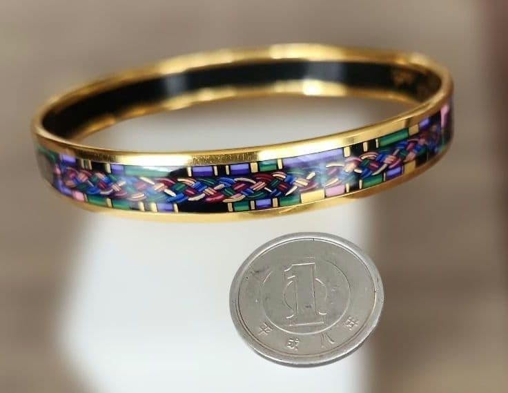 シ*ア様 HERMES エルメス　ブレスレット　七宝焼　バングル