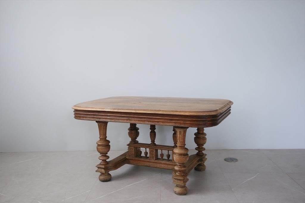 フランスアンティークアンリ2世様式コーヒーテーブル/ローテーブル机(90-98)