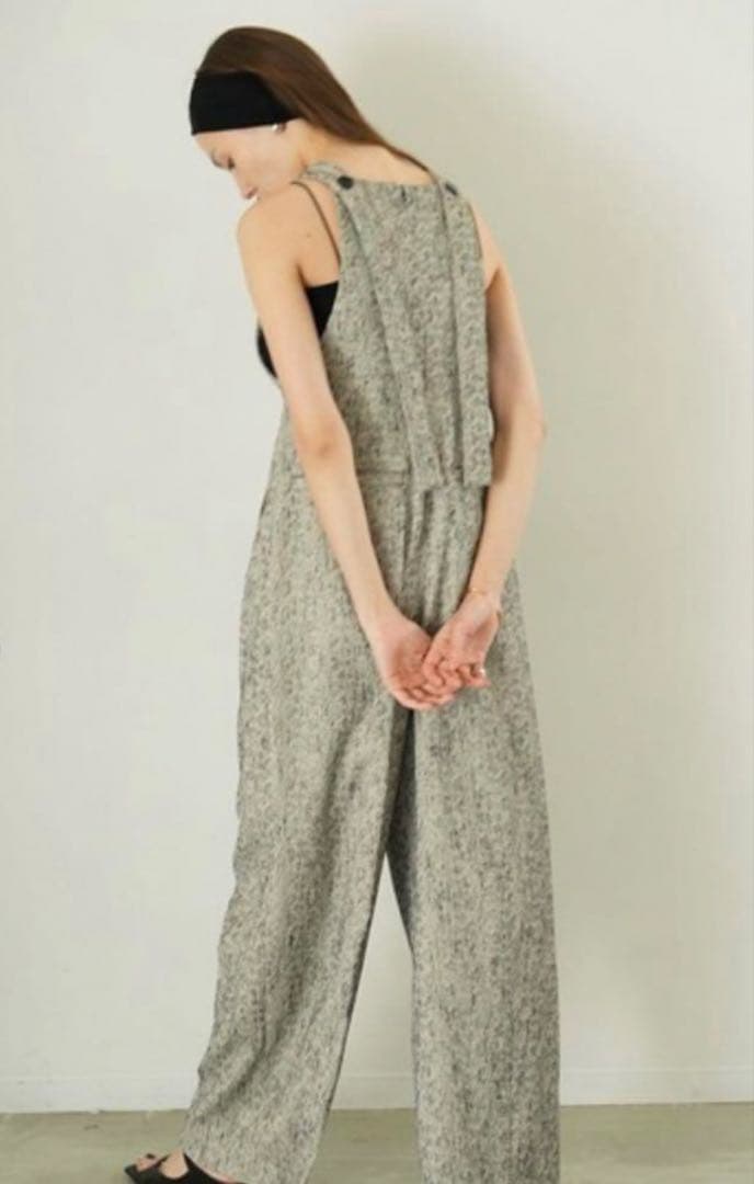 【ゆうりん】CLANE COCOON SALOPETTE PANTS