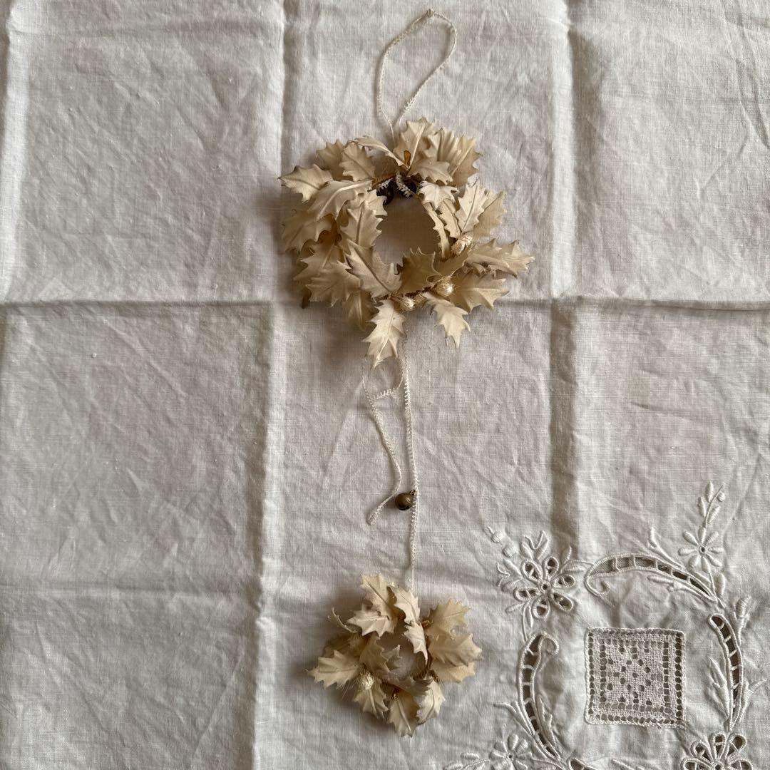 作家　染花布花　クリスマスミニリース　柊