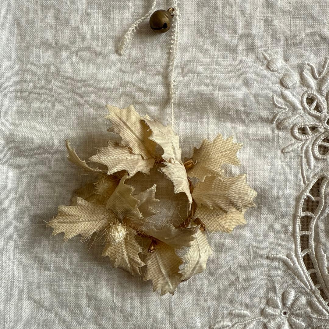 作家　染花布花　クリスマスミニリース　柊