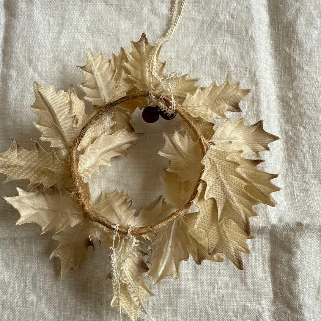 作家　染花布花　クリスマスミニリース　柊