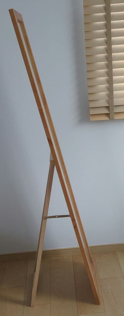 全身姿見　木製スタンドミラー (サンゴバン社製)