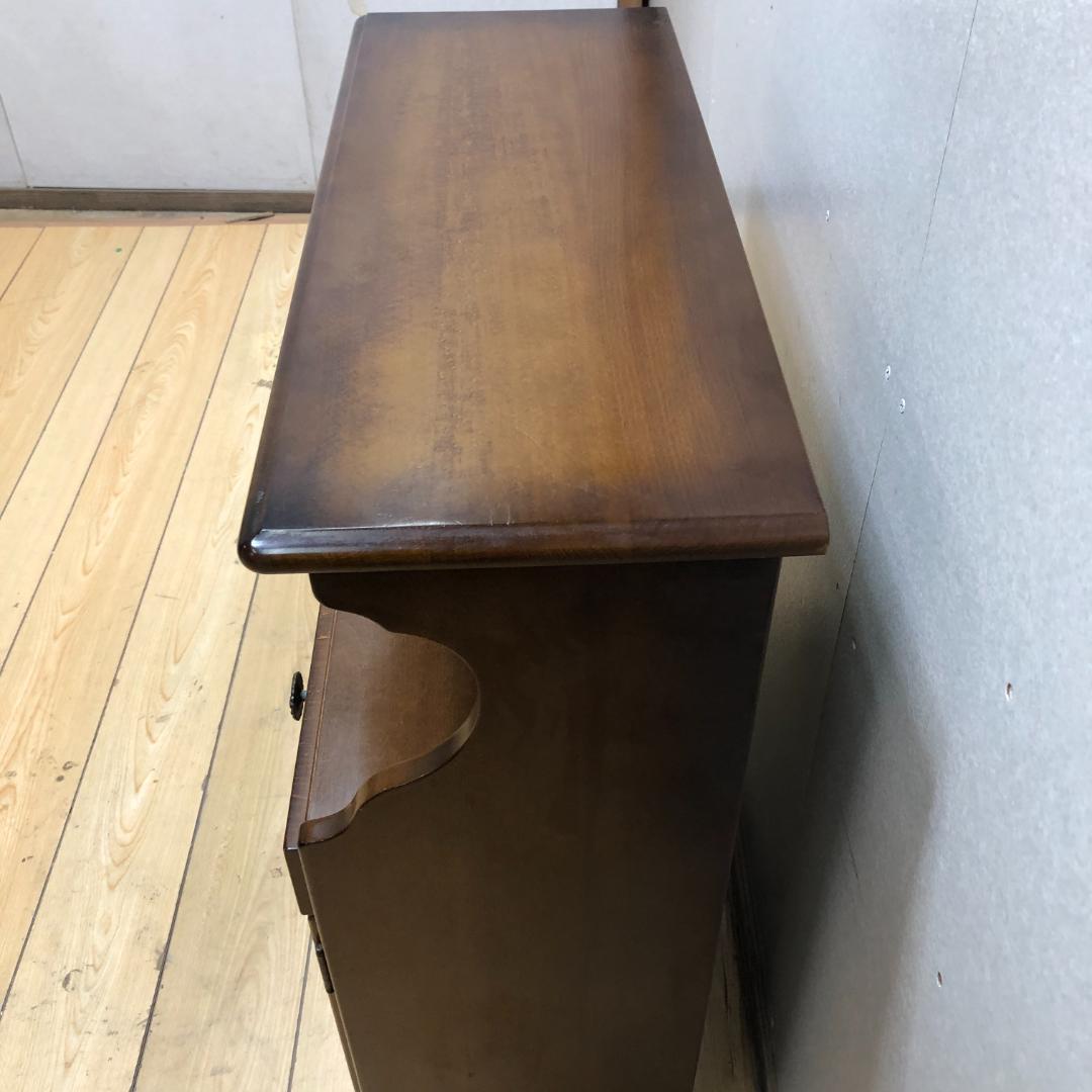 送料無料 希少 カリモク　サイドチェスト　レトロ　コロニアル　250710-2