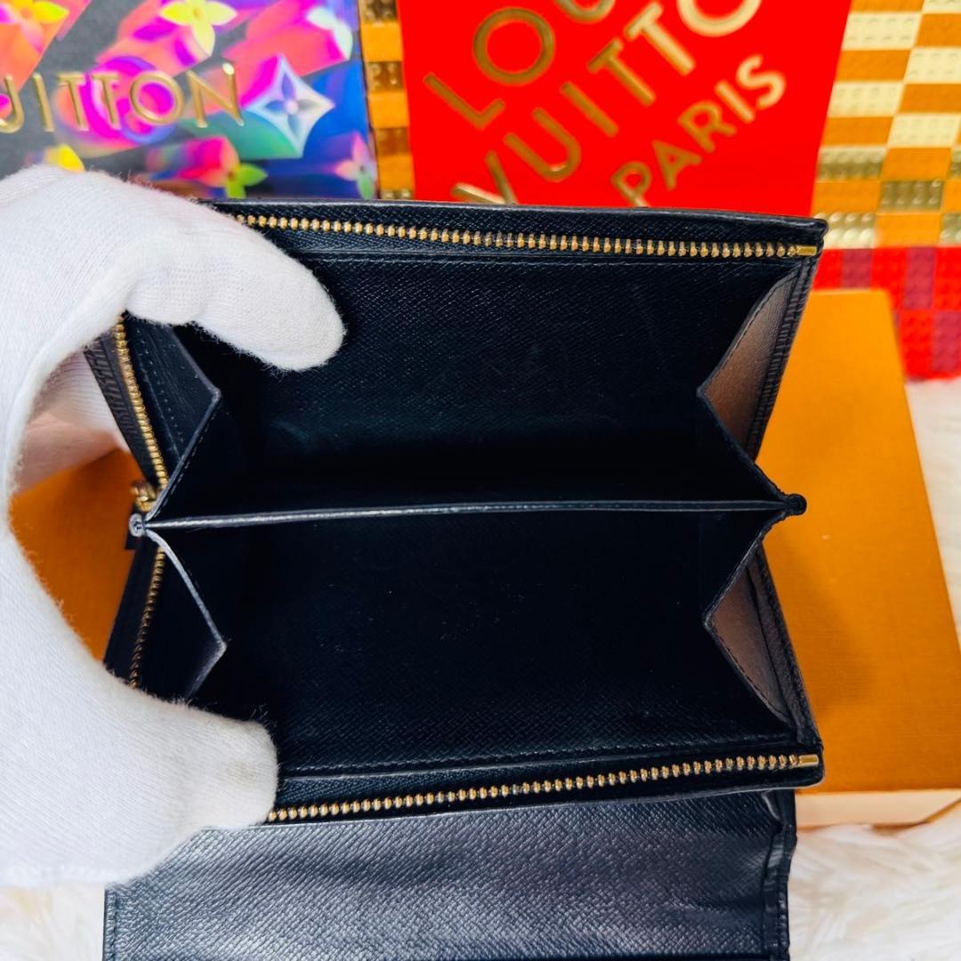 【セール中！】ルイヴィトン ポルトモネ ビエ トレゾール 二つ折り財布 ノワール