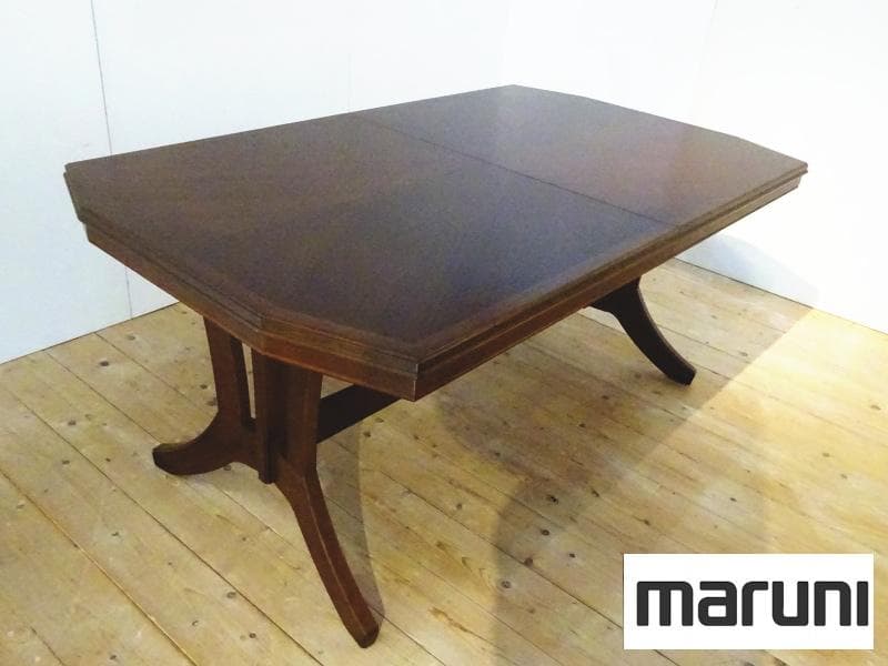 マルニ　地中海シリーズ　シンクロスライド　伸長式　ダイニングテーブル　美品