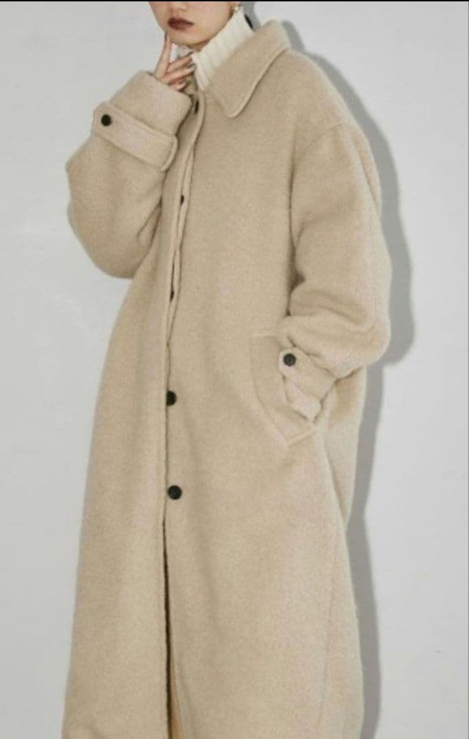 todayful トゥデイフル シャギー オーバー コート