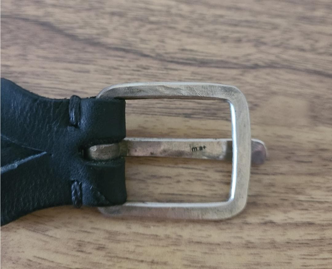 m.a+ エムエークロス レザー クロス スタッズ ベルト