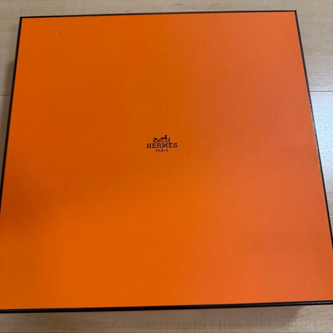 HERMES アメリカンディナープレート2枚セット　ブルーダイユール