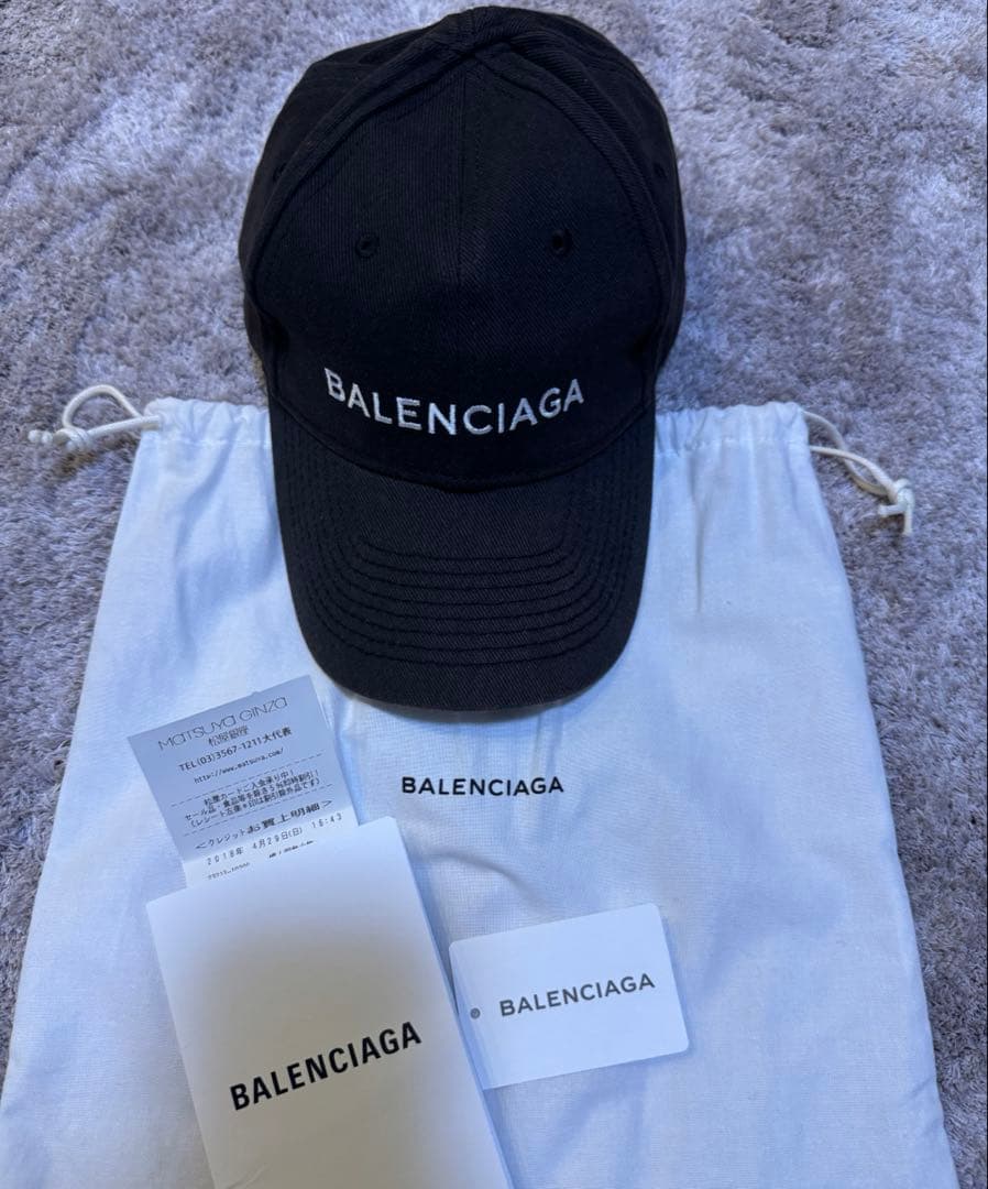 BALENCIAGA バレンシアガ ベースボールキャップ ブラック