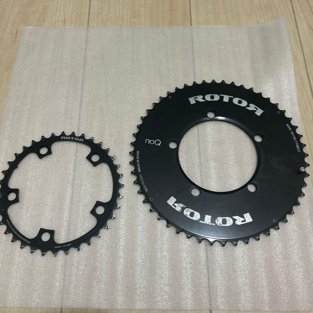 お*い様 ROTOR NOQ チェーンリングセット 52-36