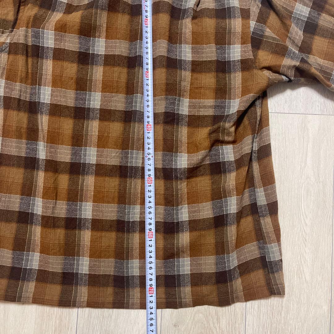ペンドルトン長袖シャツ　70s ブラウン