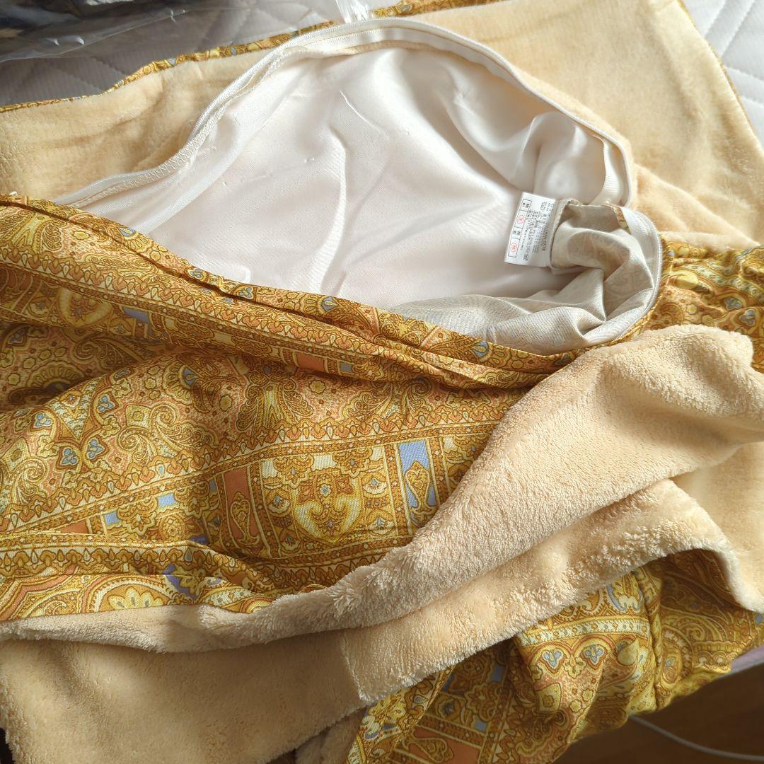 ジャパネット　西川枕？クッション？　西川あったかい布団掛けカバー　くつろぎ着