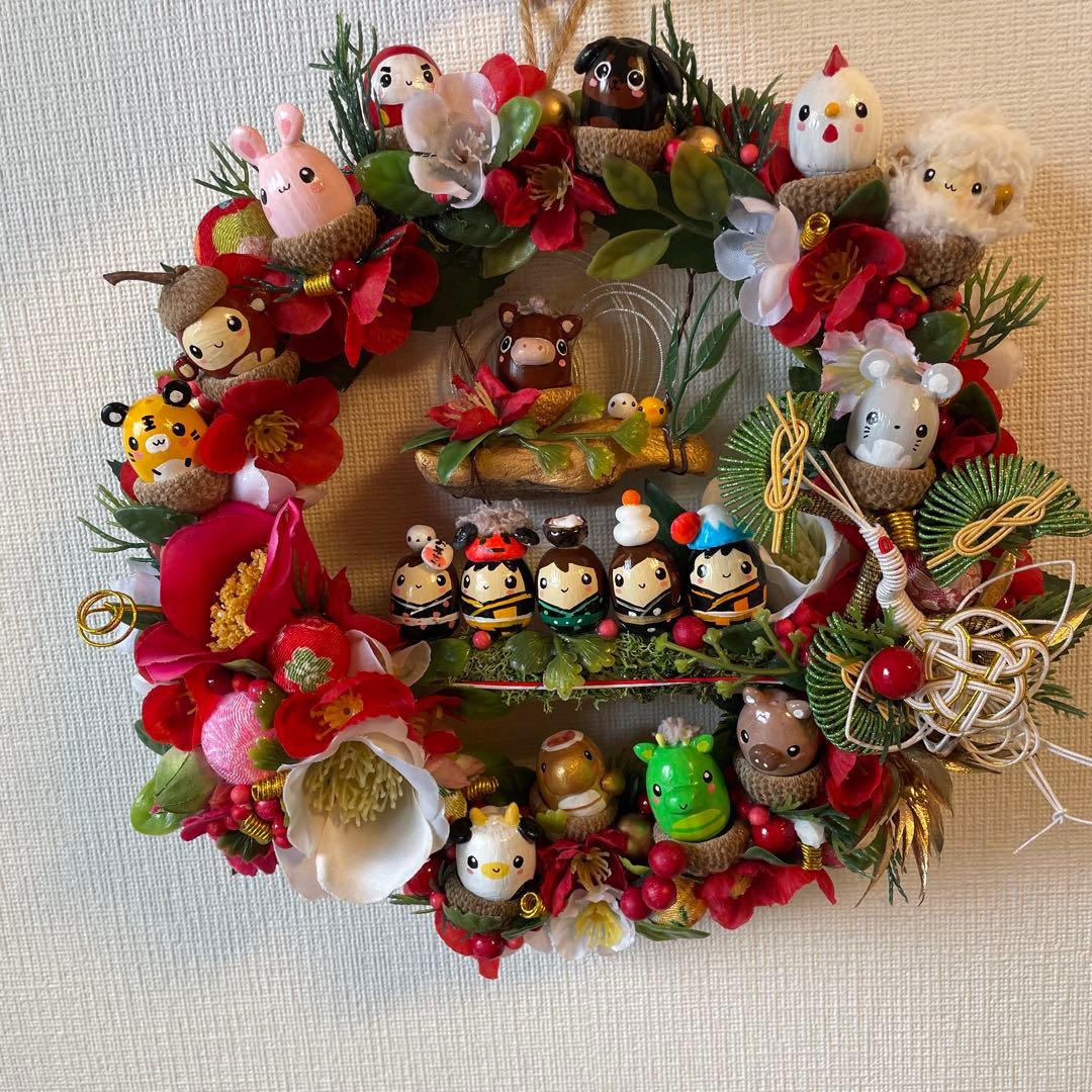 【一点もの】としごママさま専用☆1月の飾り