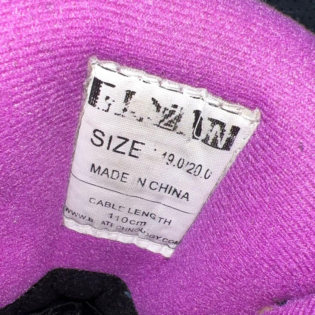 １０回使用 キッズスノーボード 98cm BE-POP×バイン×BOAブーツ