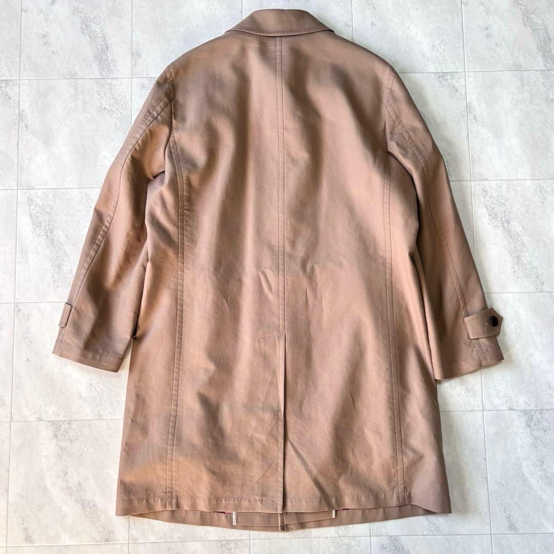 【美品】バーバリー バルカラーコート ライナー付き メガチェック 三陽商会 L