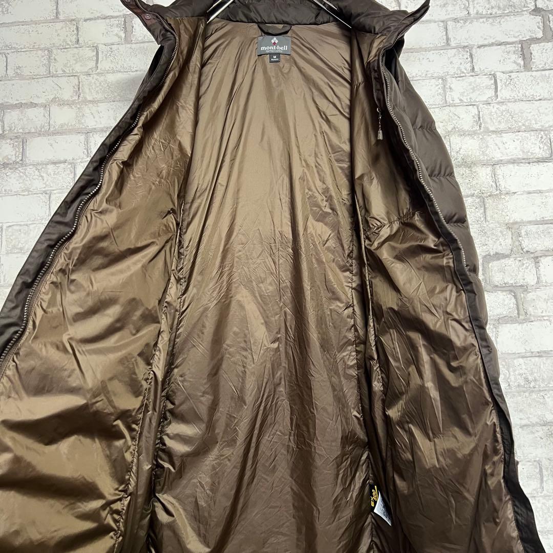 【タク様】mont-bell モンベル トラベルダウンロングコート フード