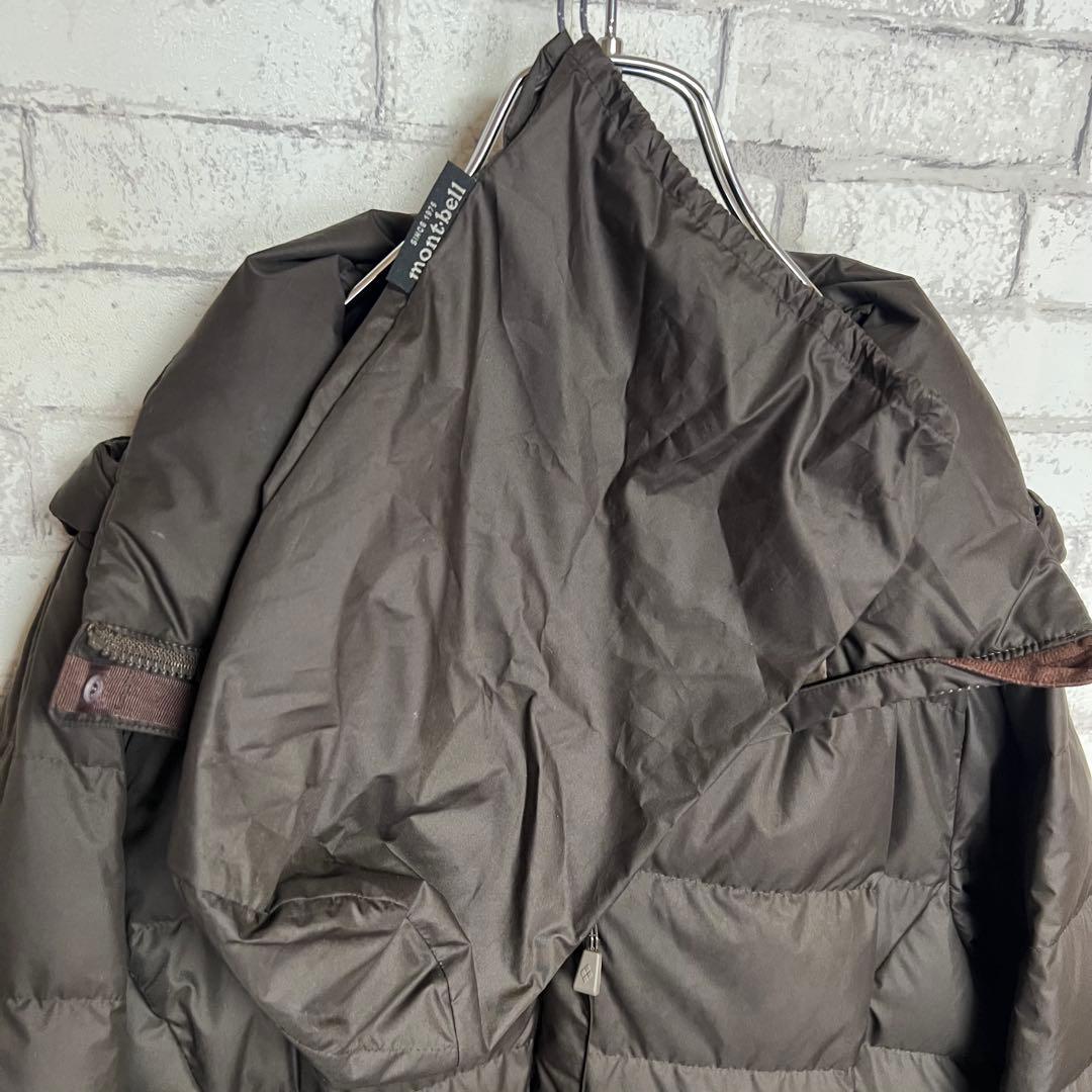 【タク様】mont-bell モンベル トラベルダウンロングコート フード