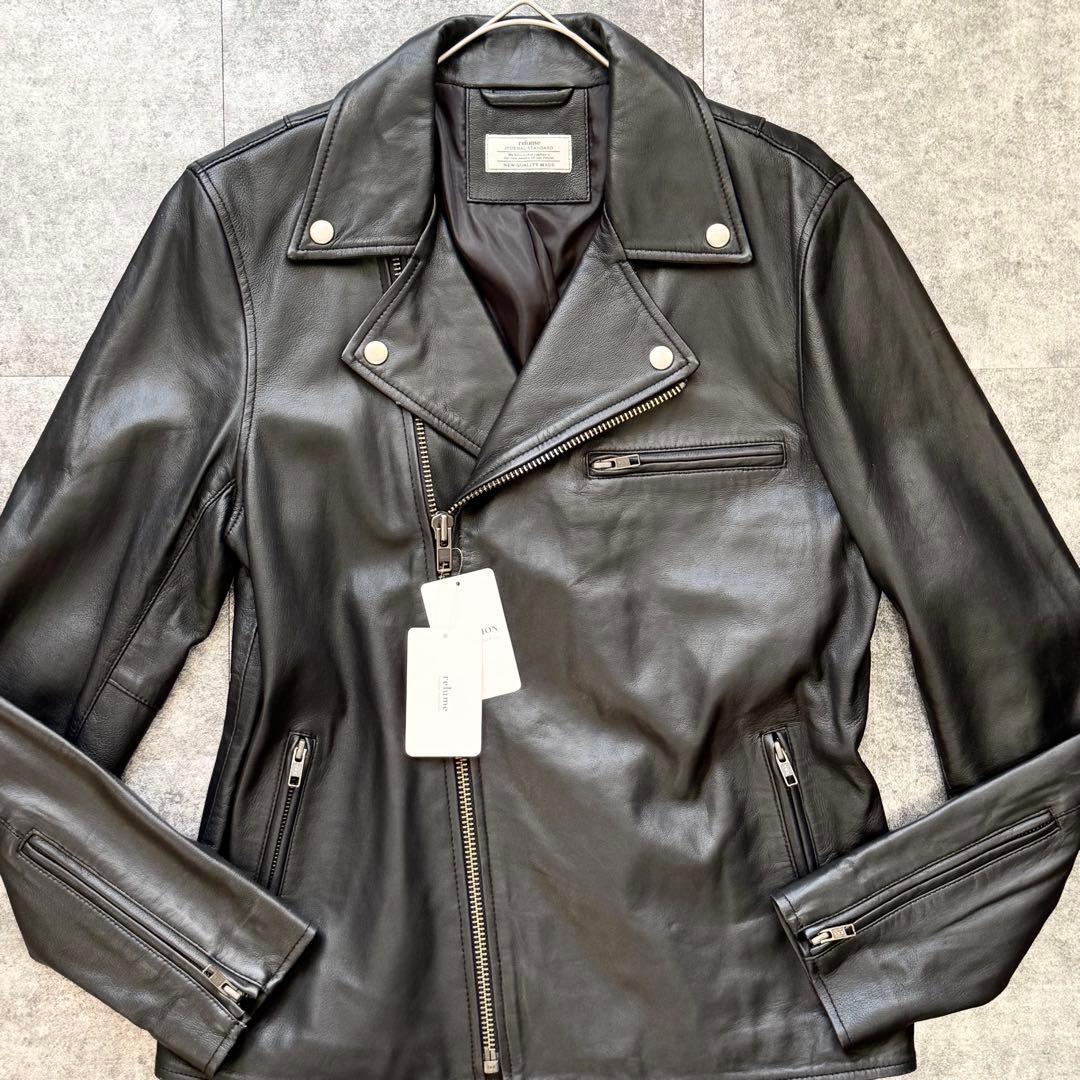【新品未使用タグ付き】ジャーナルスタンダード レザージャケット ダブルライダース