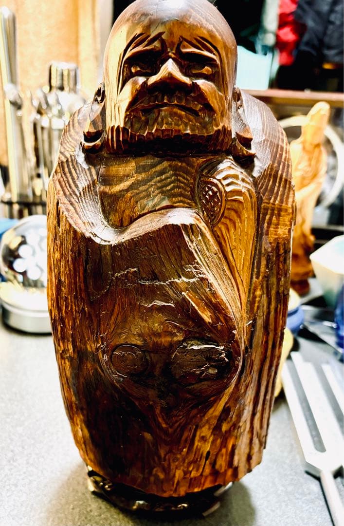 ☆DARUMA像☆凄まじく荒々しくも繊細な表情は素晴らしい！