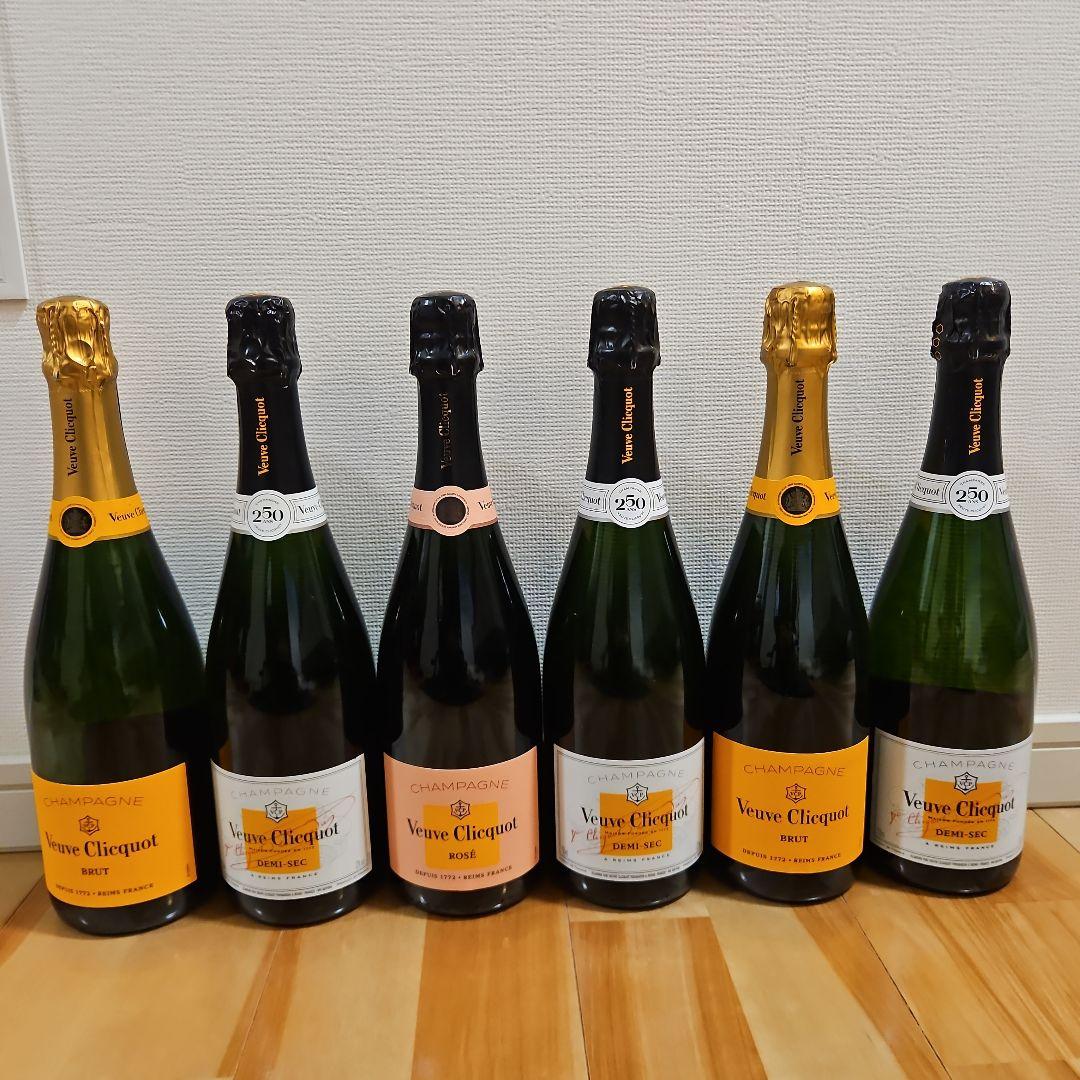 ヴーヴクリコ Veuve シャンパン 6本セット 750ml