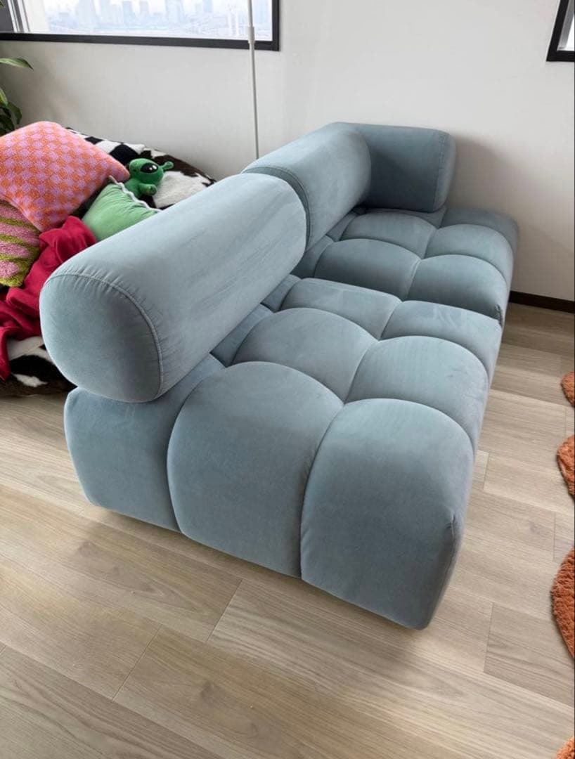 フランフラン パフィソファ 3人掛け 中央パーツ 美品