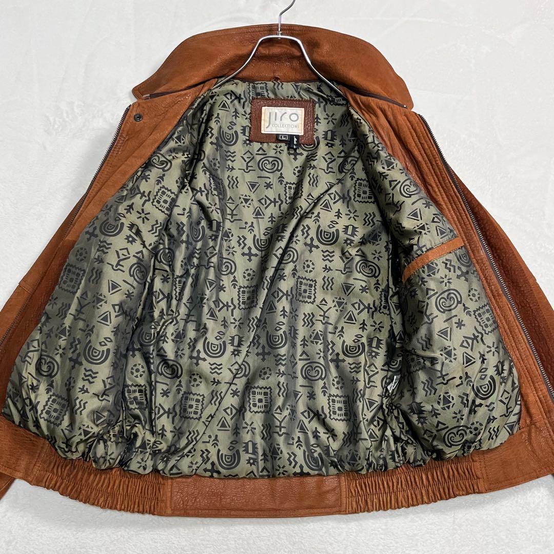 『90’s ヴィンテージ』A-2 フライトレザージャケット 本革 キャメル