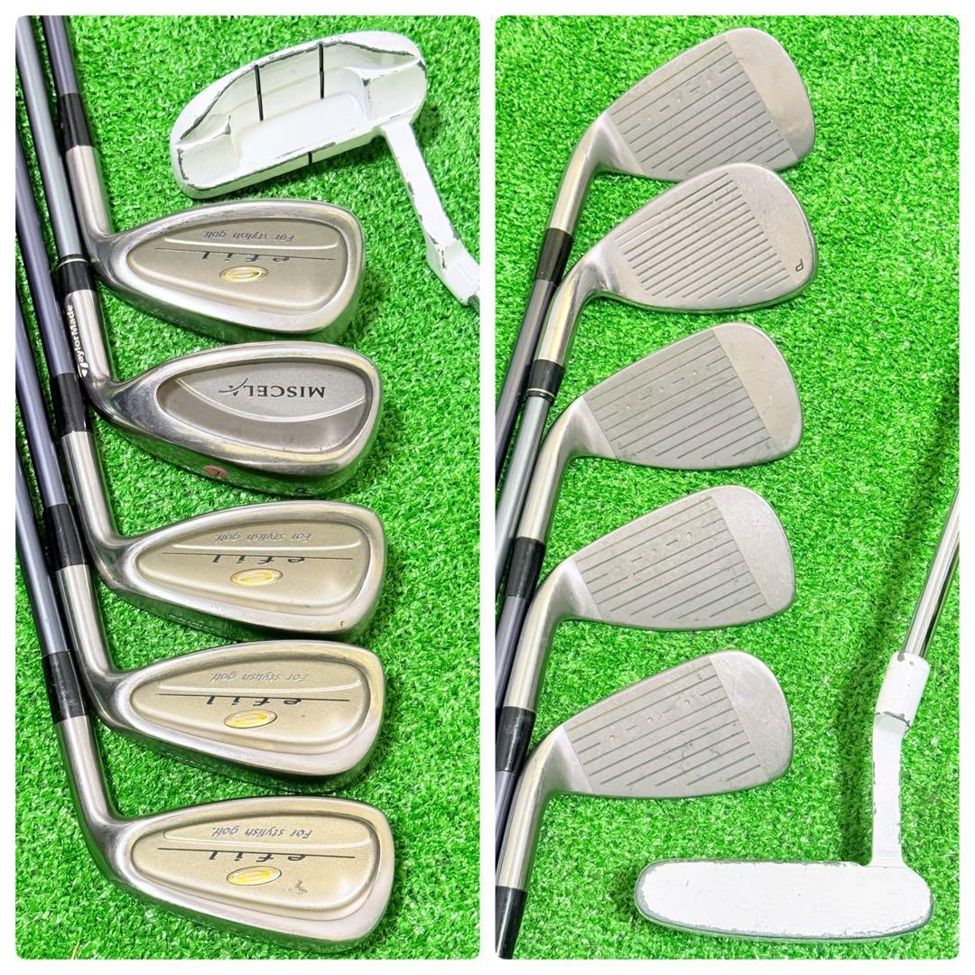 エフィル パーリーゲイツ 初心者 レディース ゴルフクラブセット ハーフ 一式